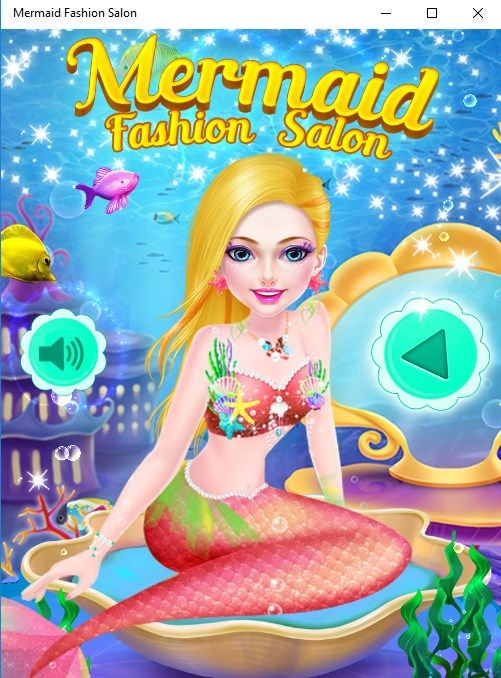 Mermaid Fashion Salon For Girl