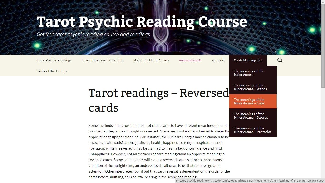 Tarot Cards Reading