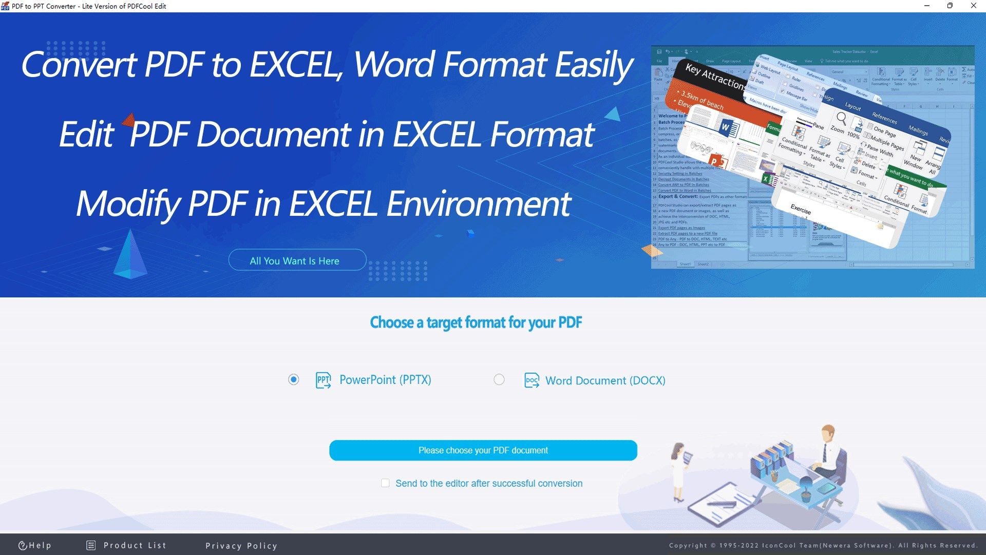 PDF to XLSX Converter Pro