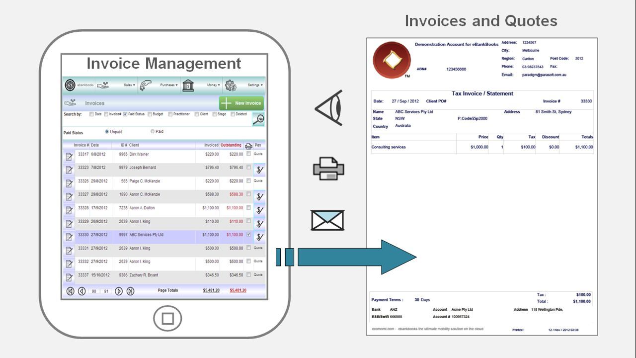 cloud accounting ebankbooks app