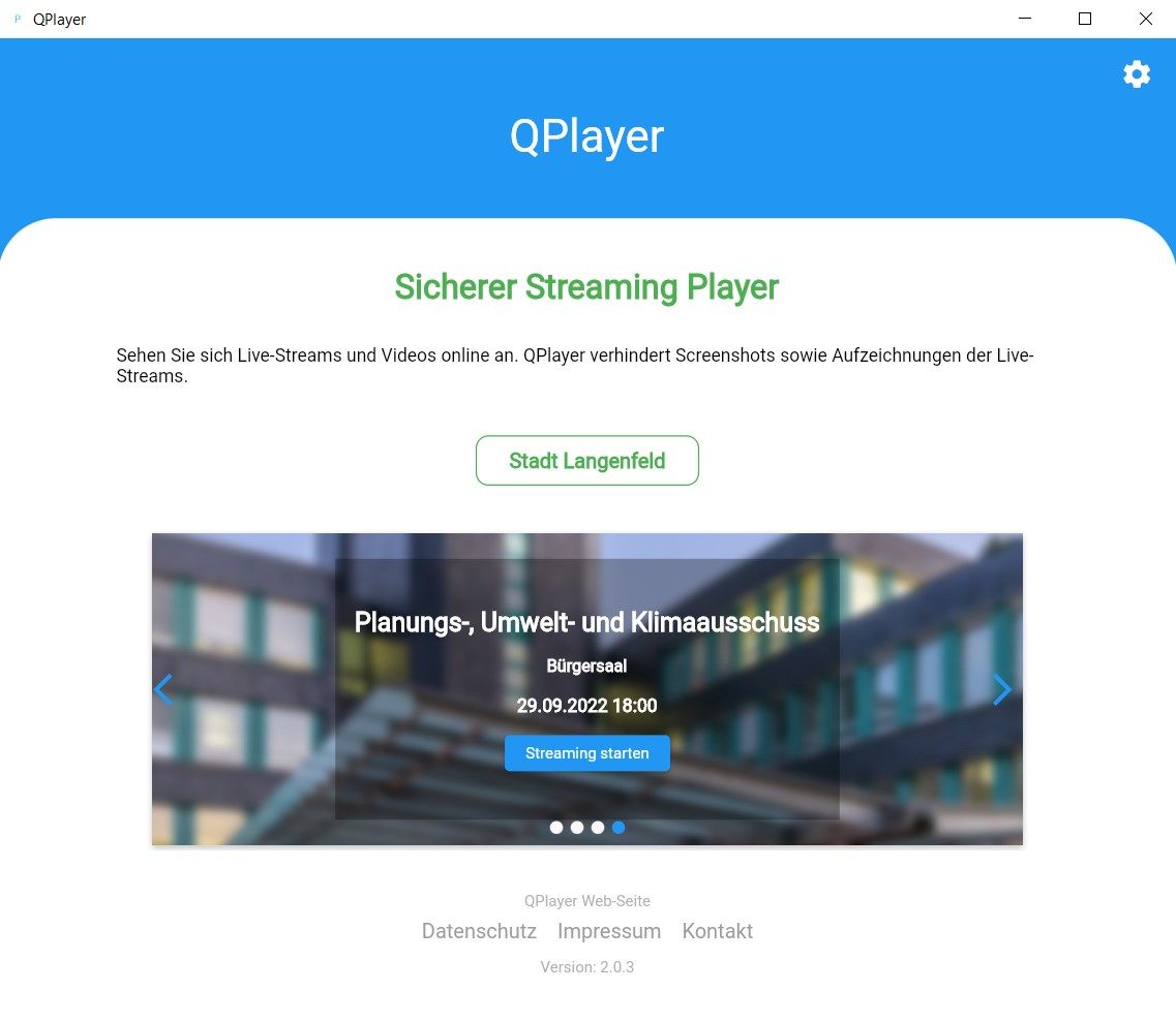 QPlayer Sicherer Streaming Player