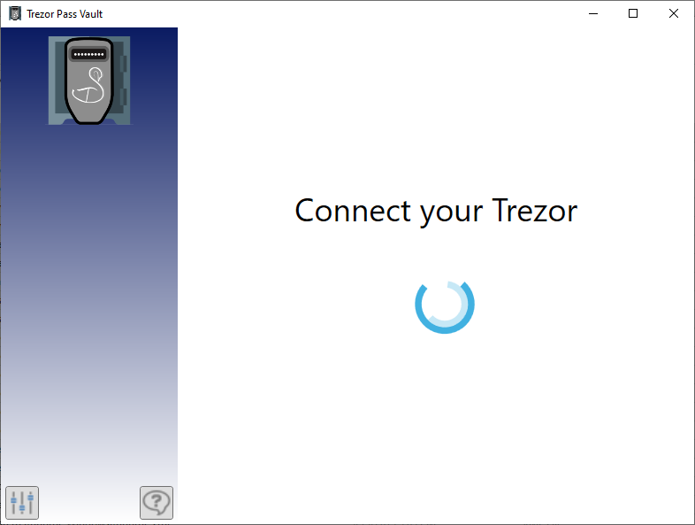 Passwords cannot be accessed without your Trezor