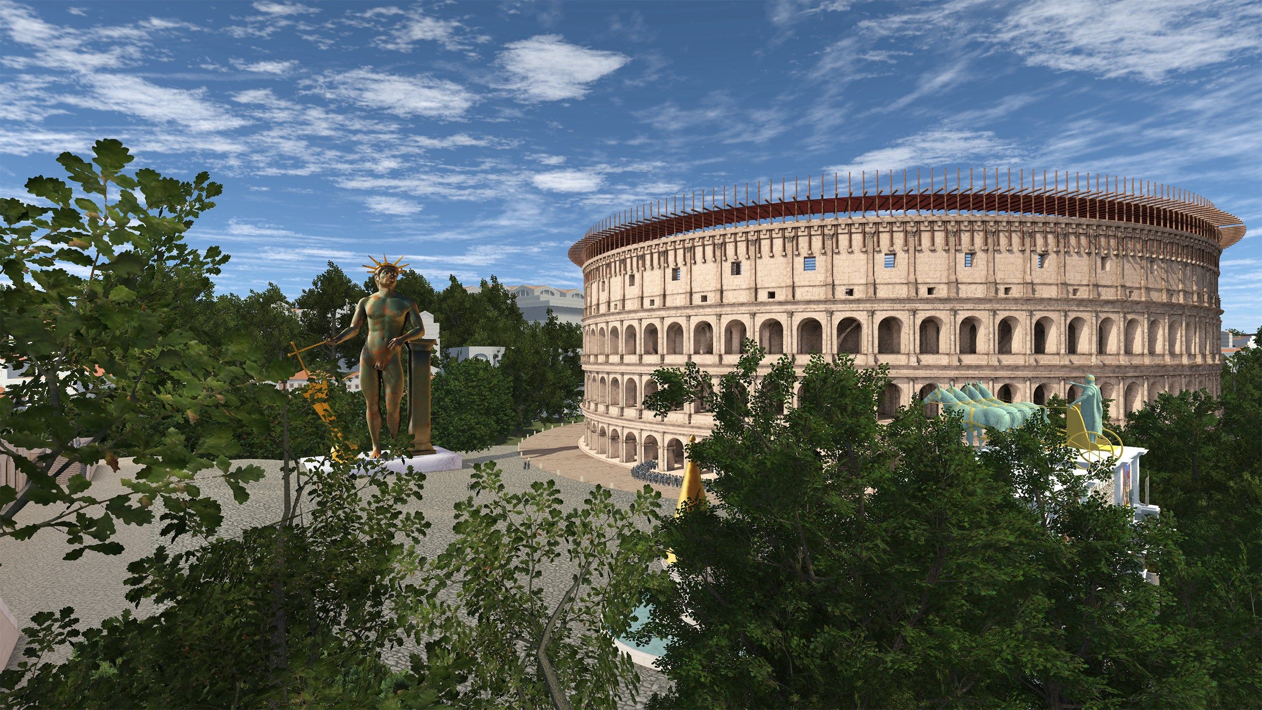 Rome Reborn: The Colosseum District