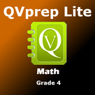 QVprep Lite Math Grade 4 Practice Tests with Video Hints