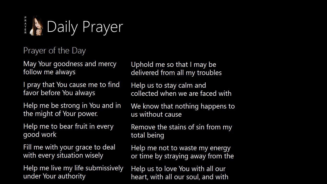 Prayer of the Day