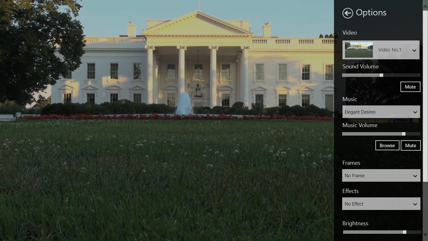 White house Fountain