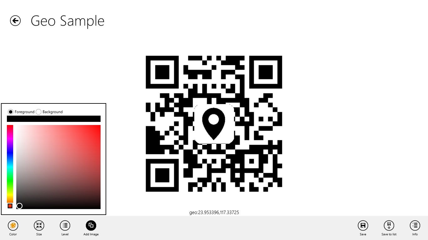 QR Code with image