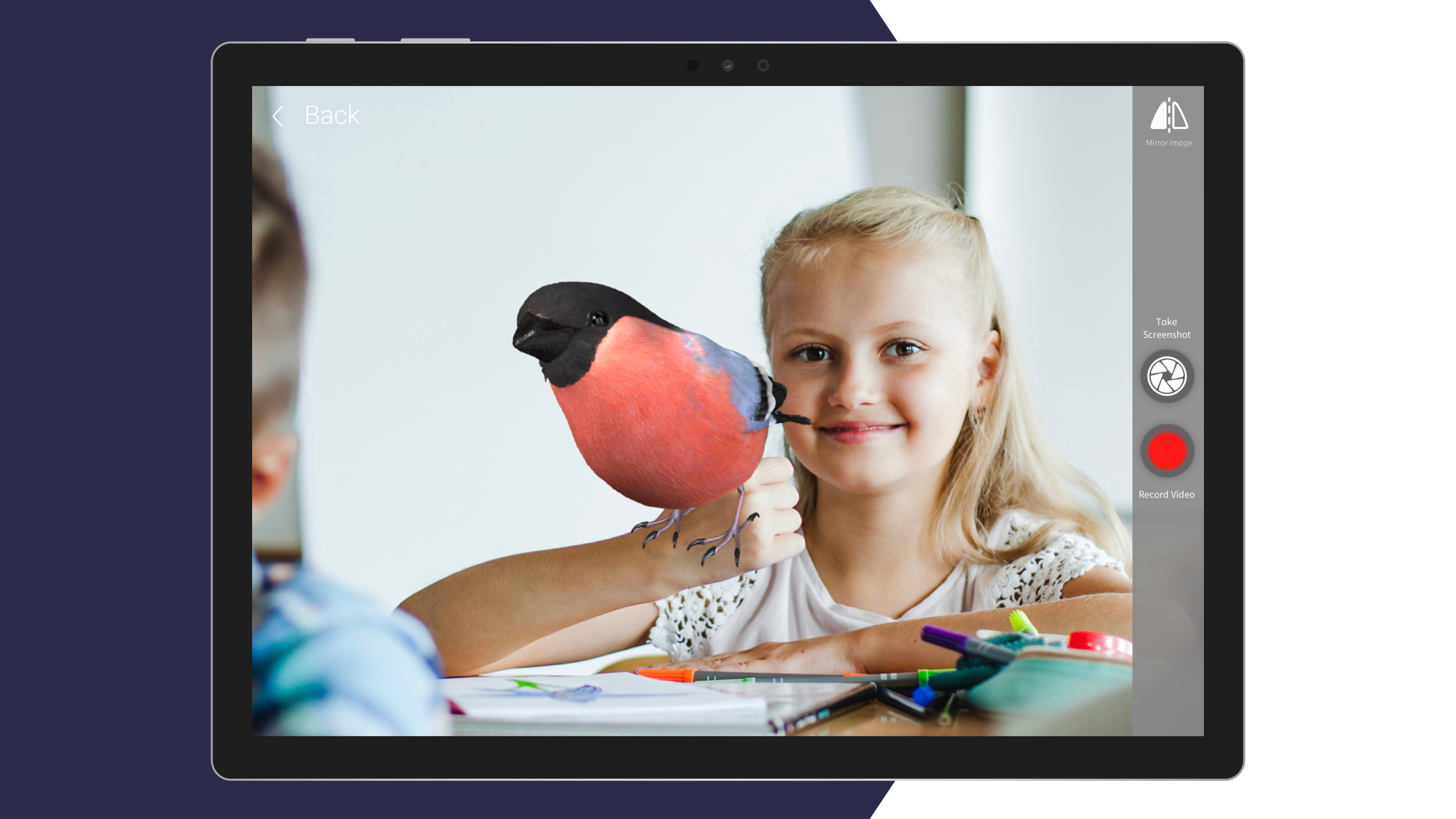 Transfer 3D models to the real world with the augmented reality feature (AR) and implement it as a fun activity into your teaching.