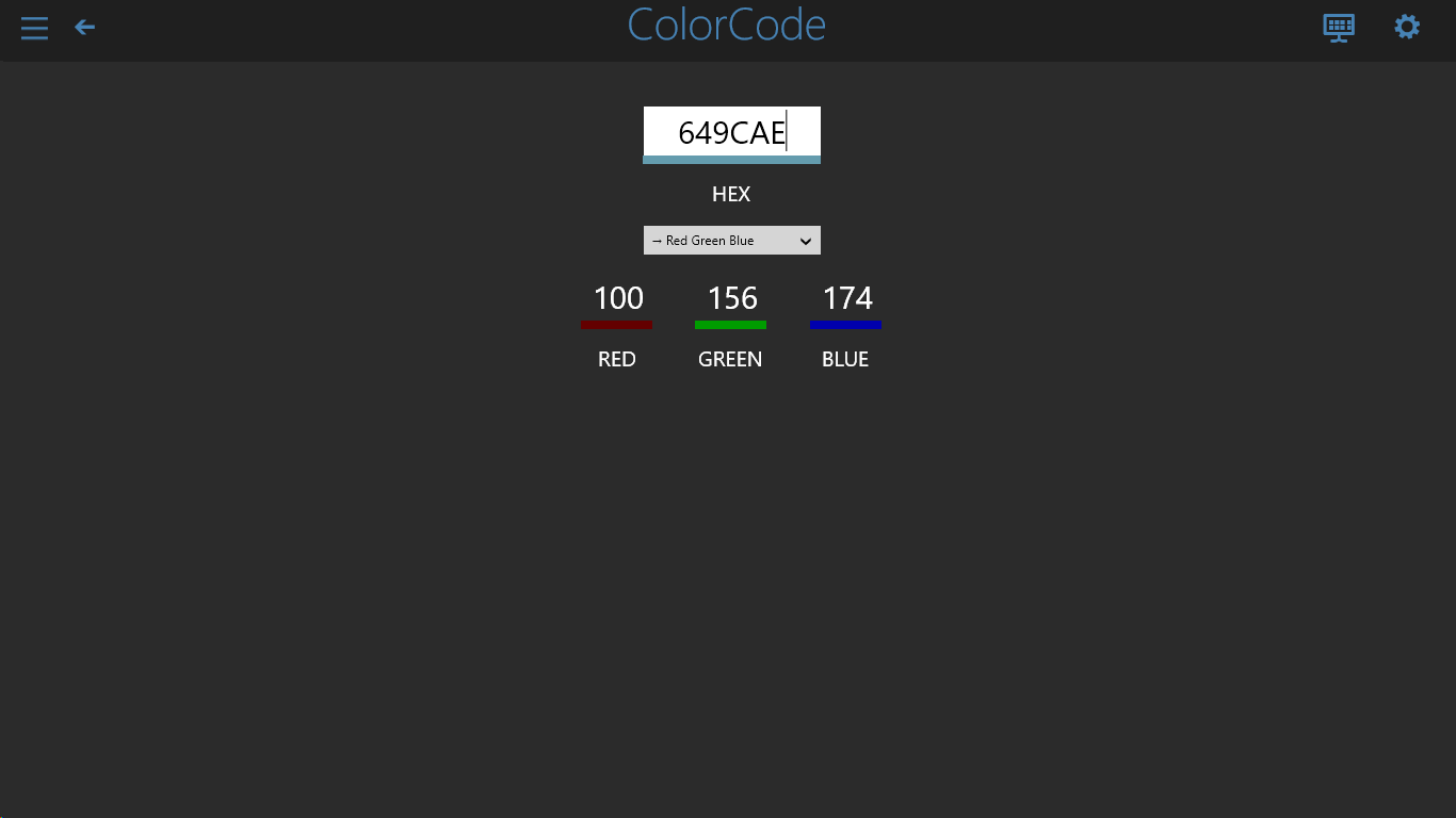 Convert hexadecimal color codes to RGB and vice versa.