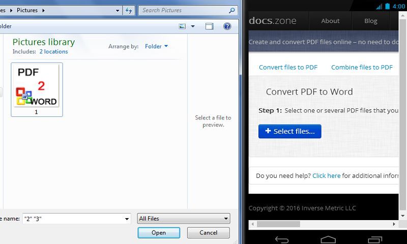 PDF to WORD online converter