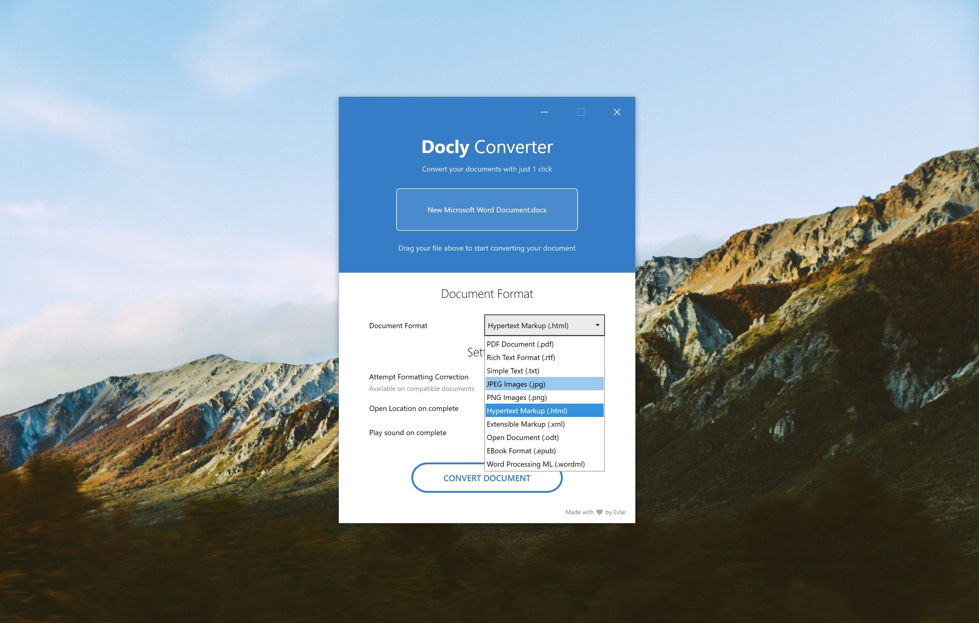 Docly - 1 Click Document Converter
