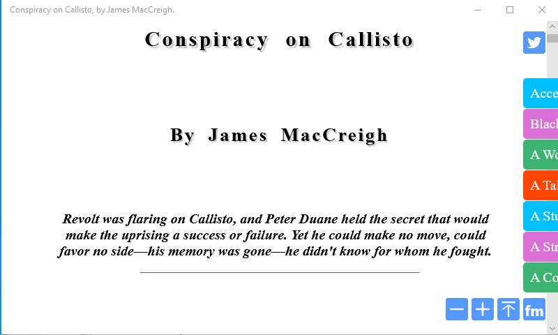 Conspiracy on Callisto by James MacCreigh