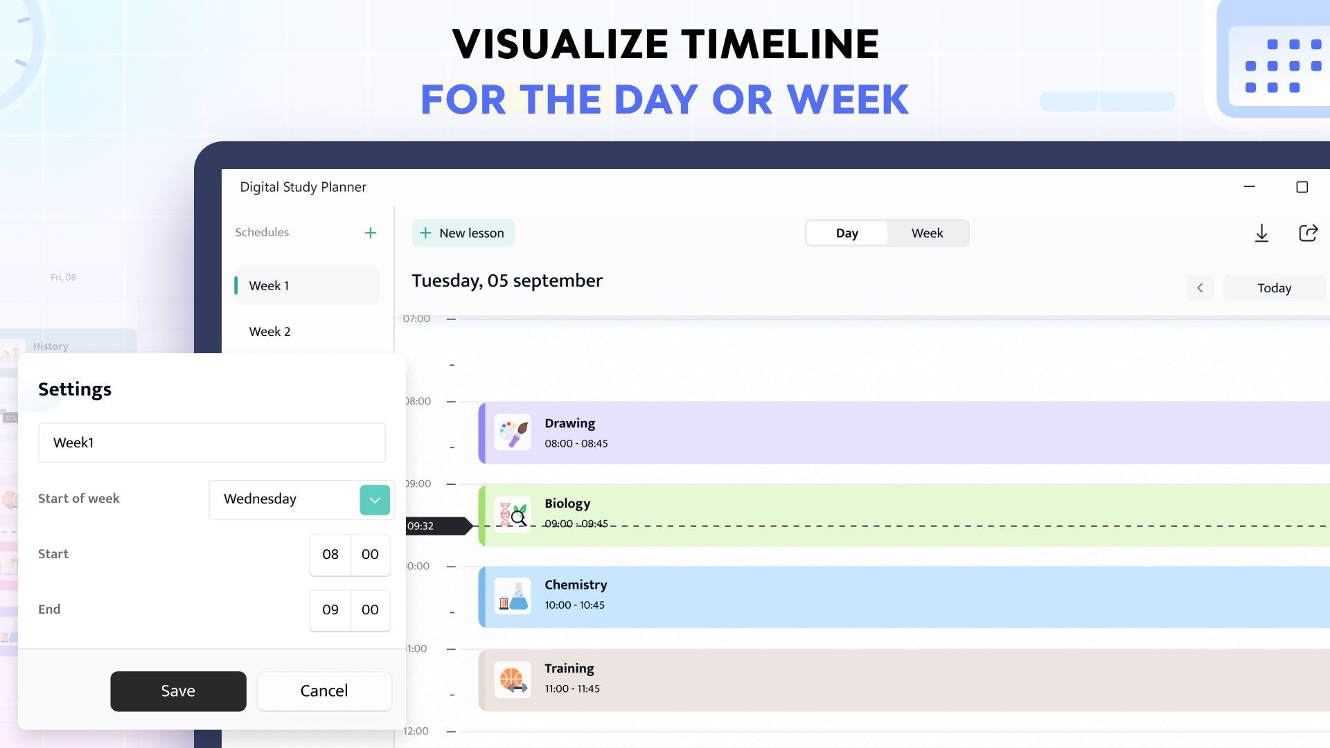 Digital Study Planner: School Timetable