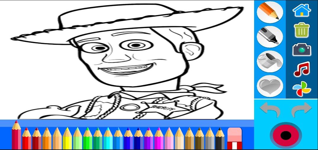 Toy Story coloring carton book
