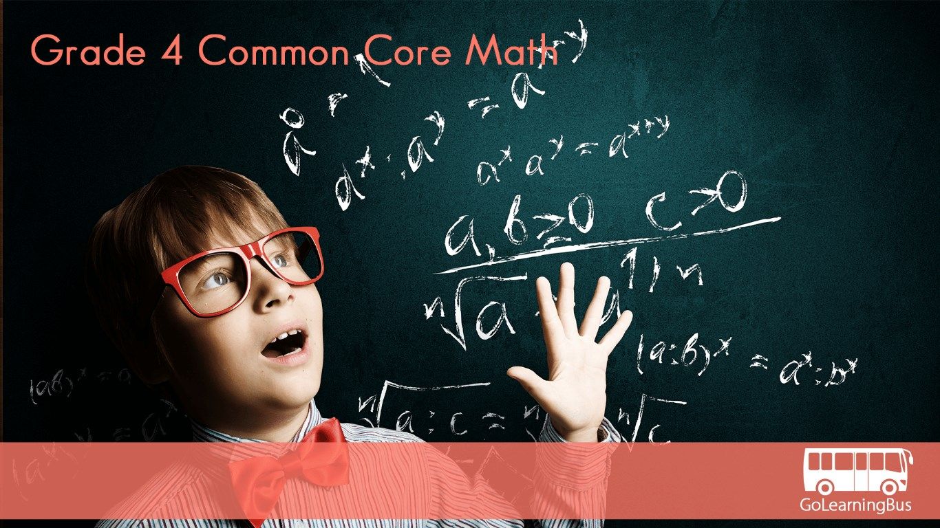 4th Grade Common Core Math by WAGmob
