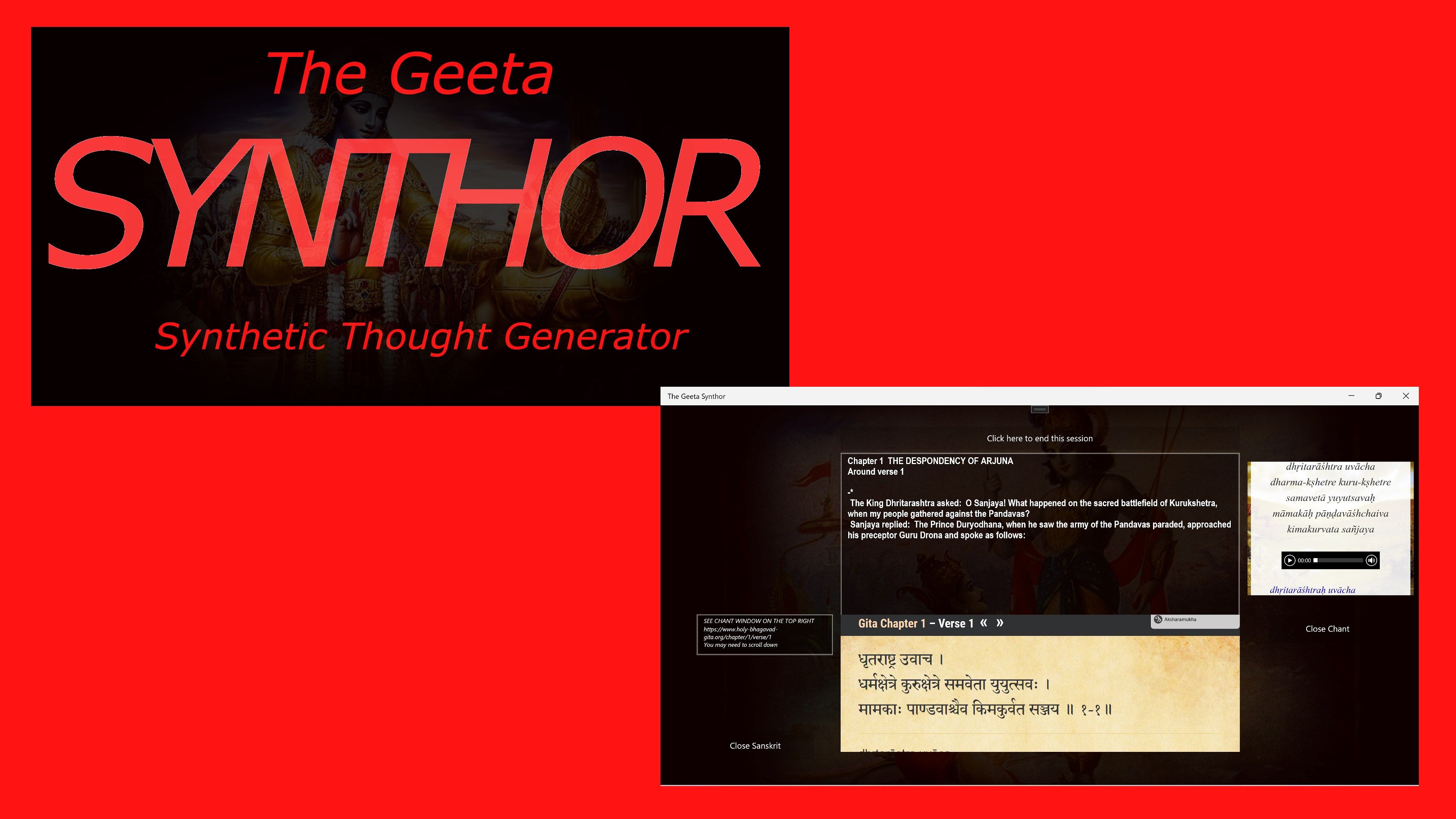 The Geeta Synthor