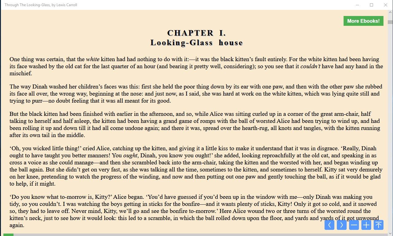 Through The Looking-Glass, by Lewis Carroll
