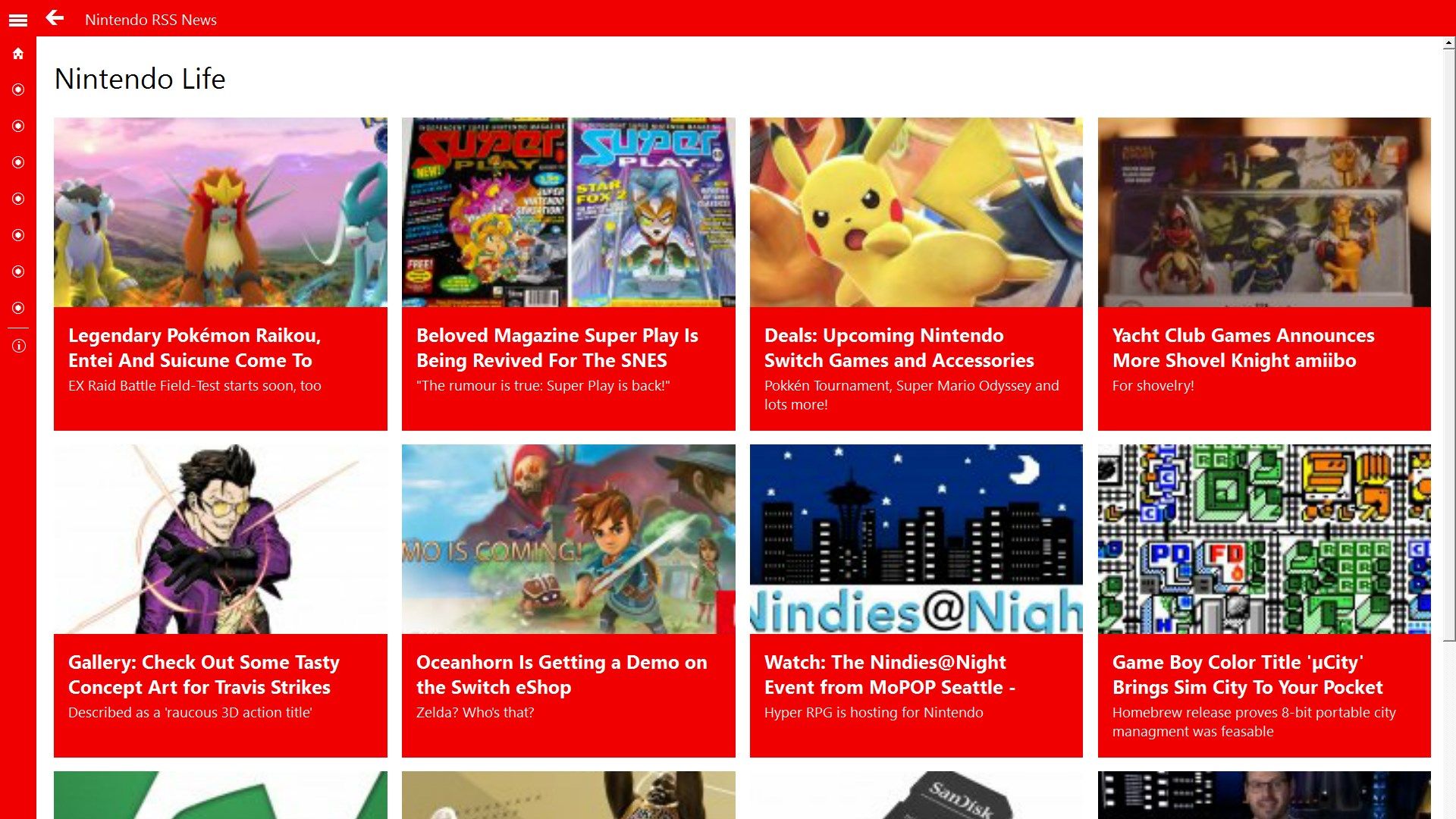 Nintendo RSS News