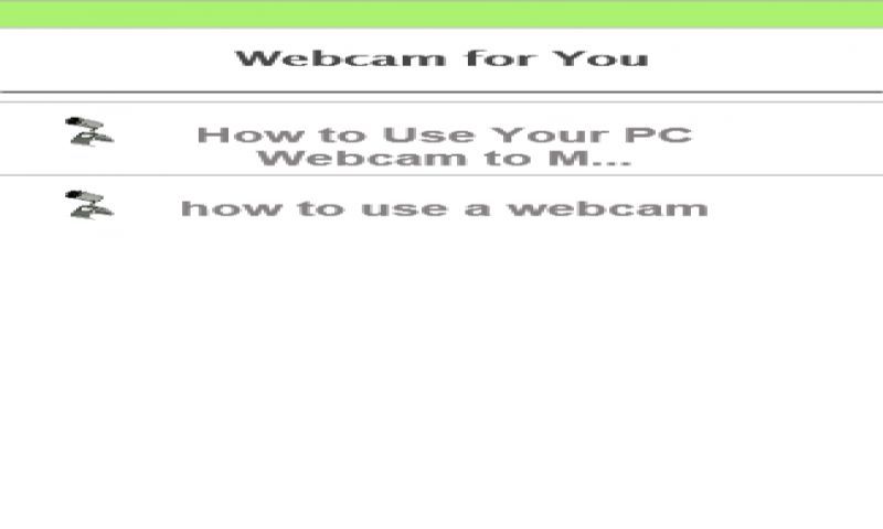Webcam for You