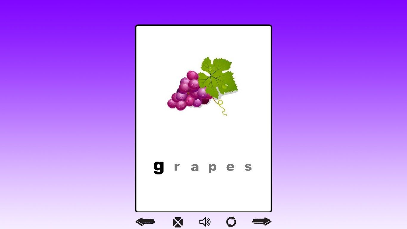 Card: grapes