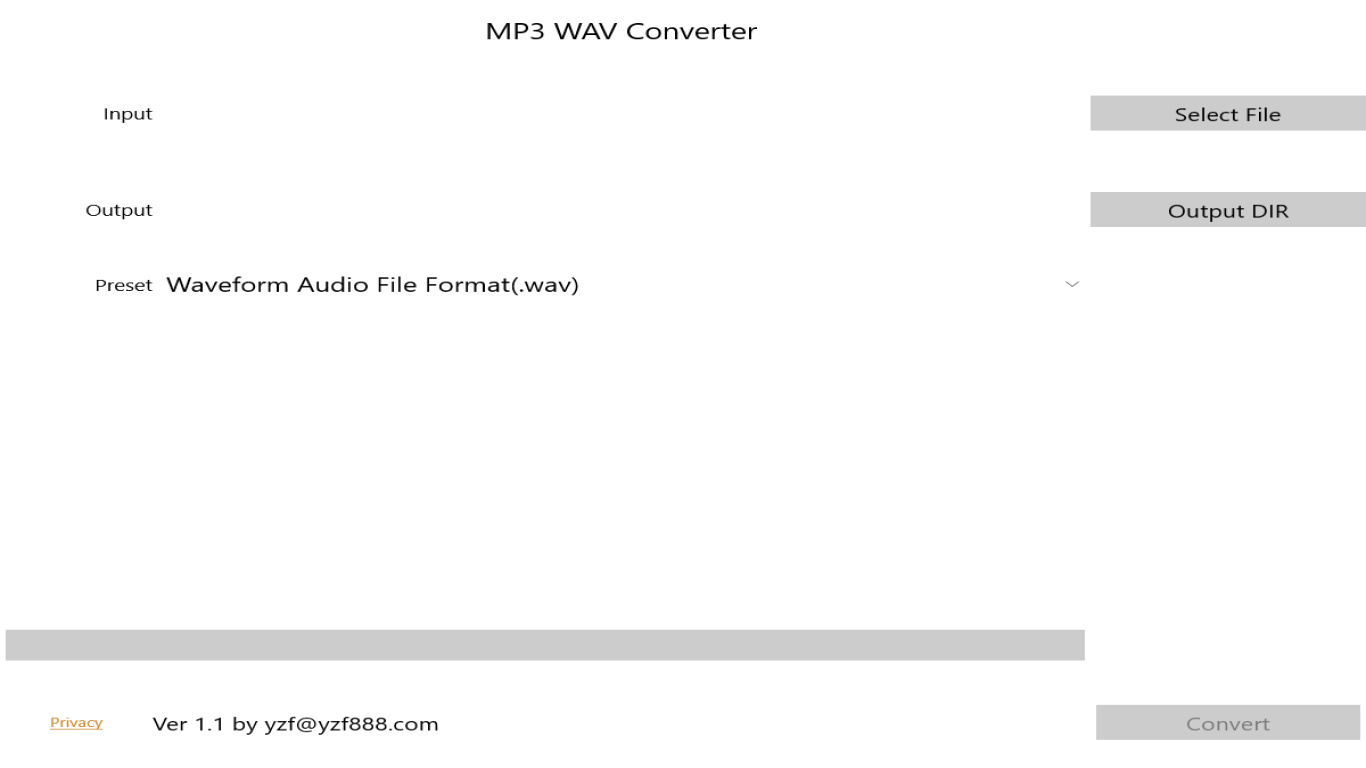 MP3 WAV Converter
