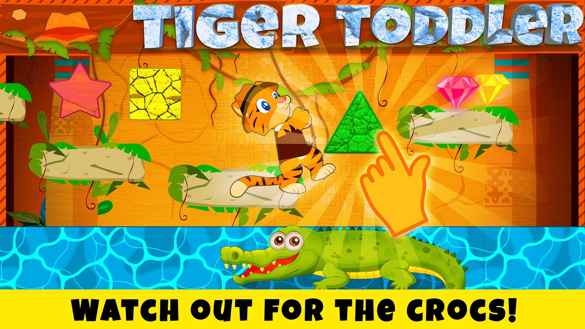 Tiger Toddler & Super Pig World Explorer - Free learning games for 2 3 4 & 5 years olds - Math puzzles , matching, letter, coloring and more! - Great for Parents and Teachers
