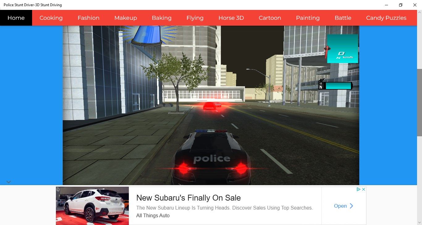 Police Stunt Driver-3D Stunt Driving