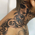 Tattoo Design Ideas On Neck For Men Vol 1