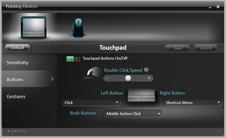 Touchpad Buttons