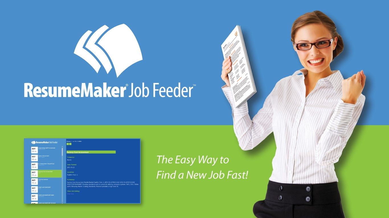 Individual Software ResumeMaker Job Feeder