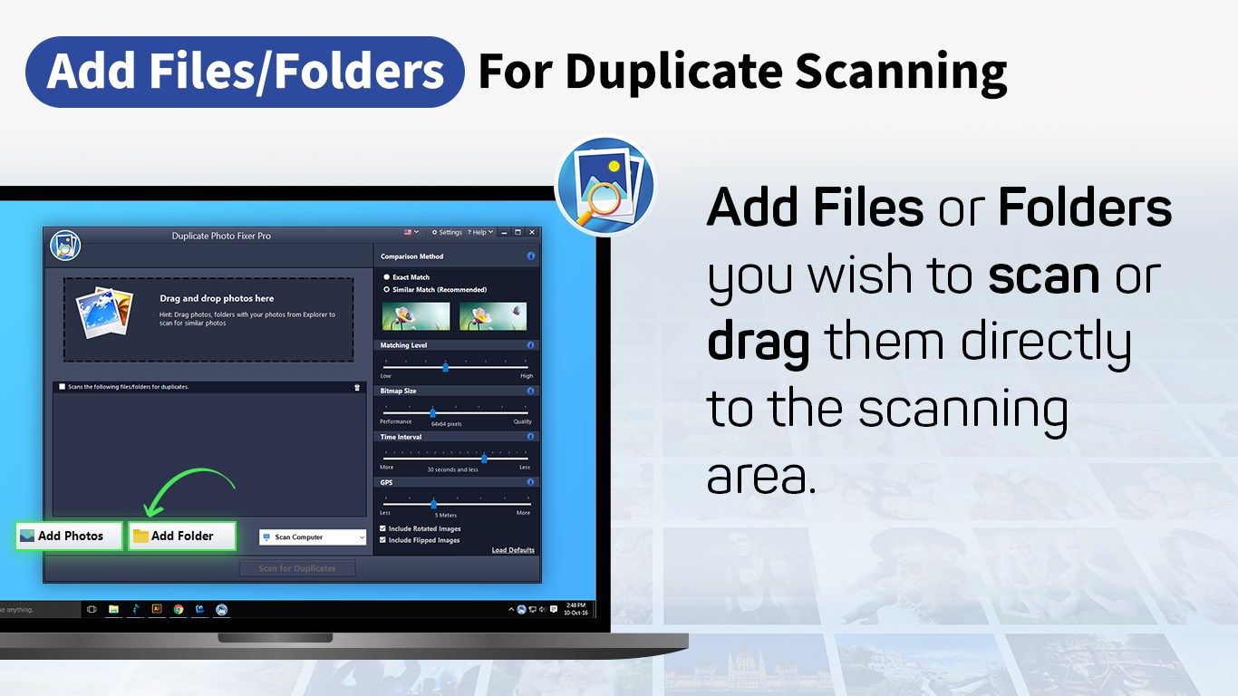 Easy to setup and scan for duplicates