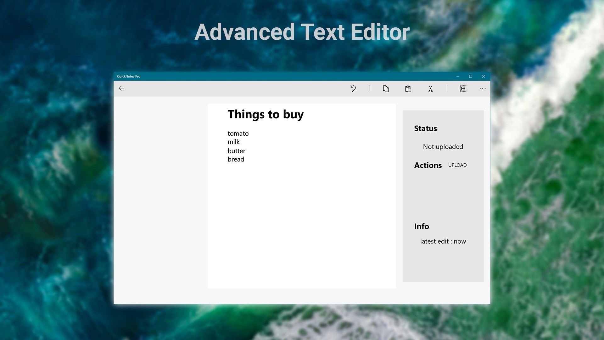 advanced and powerful text editor