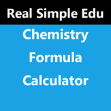 Chemistry Formula Calculator