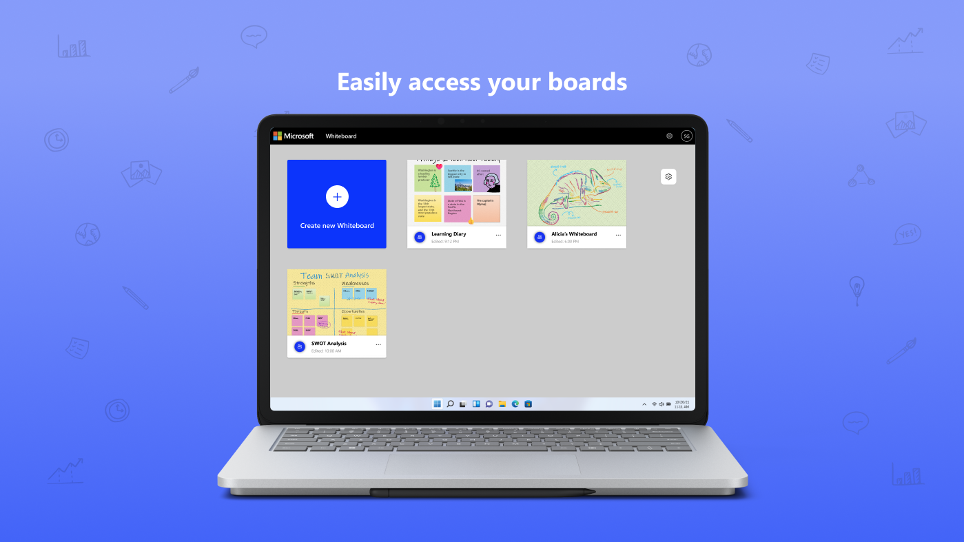 Easily access your boards