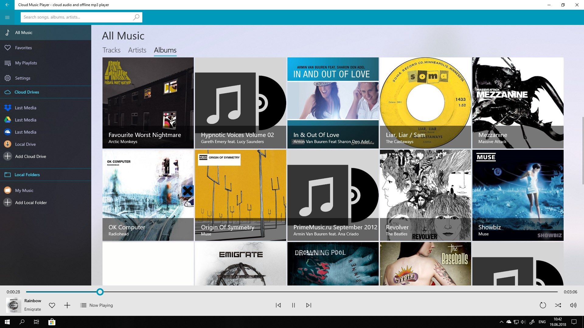 Cloud Music Player - cloud audio and offline mp3 player