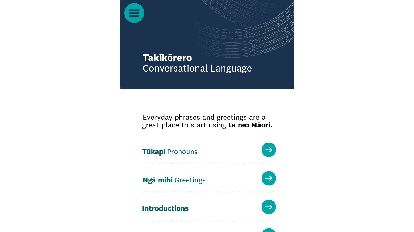Conversational language