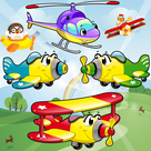 Airplane Games for Toddlers and Kids : discover the air vehicles and planes ! FREE