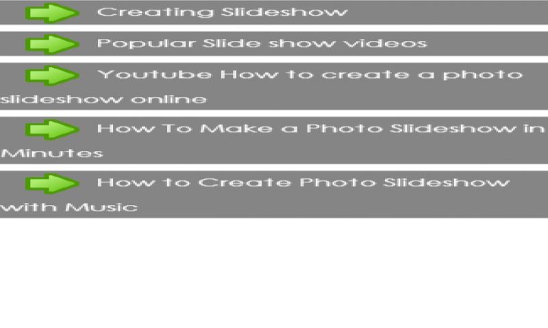 Make Picture Slideshow