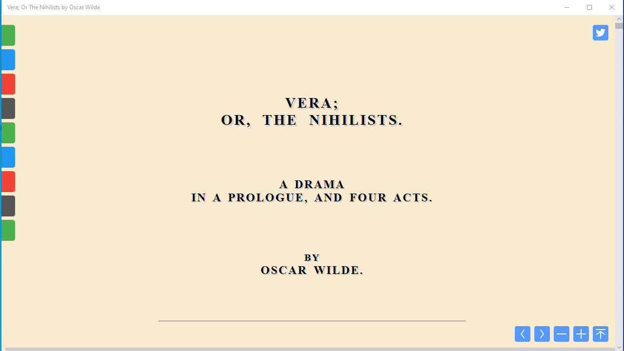 Vera; Or The Nihilists by Oscar Wilde