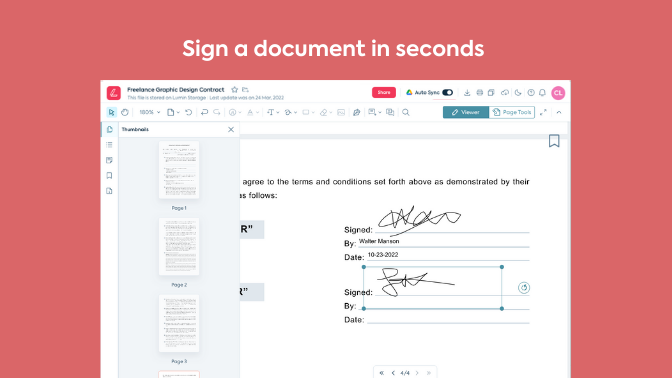 Sign PDF Documents