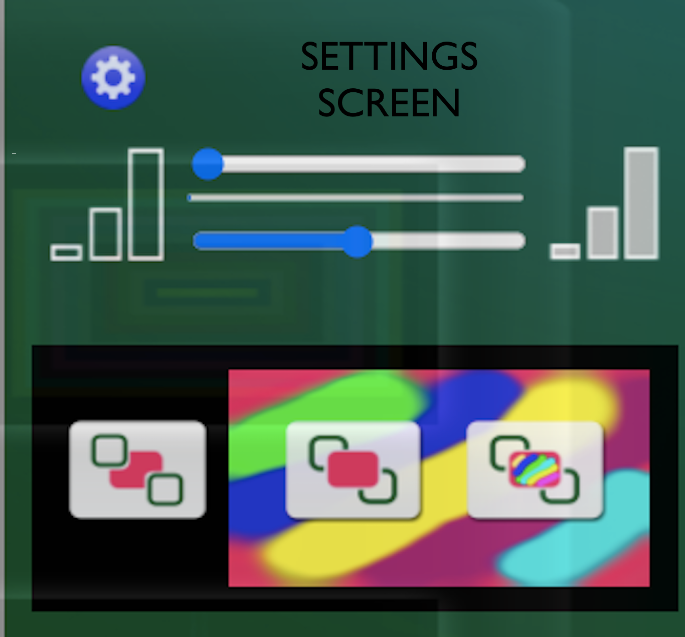 Sensory SpeakUp sound and color settings