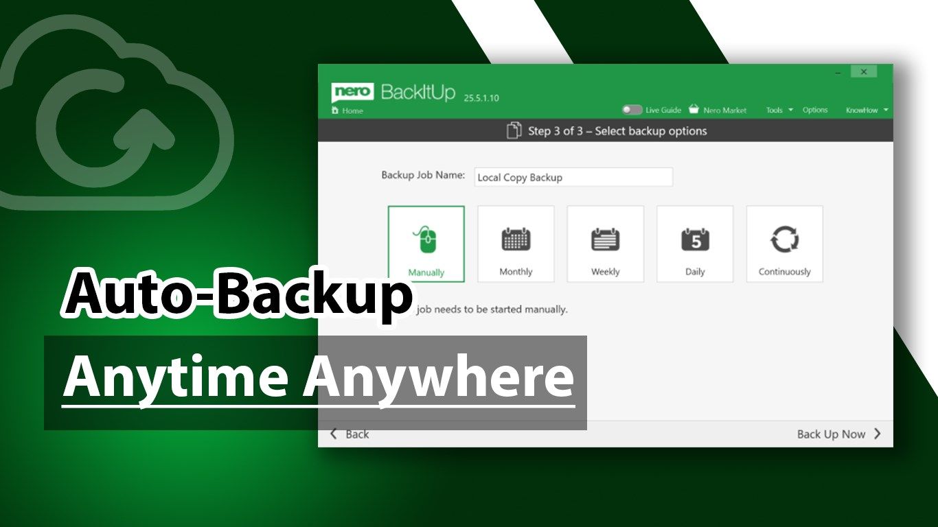 Full automation of your backup