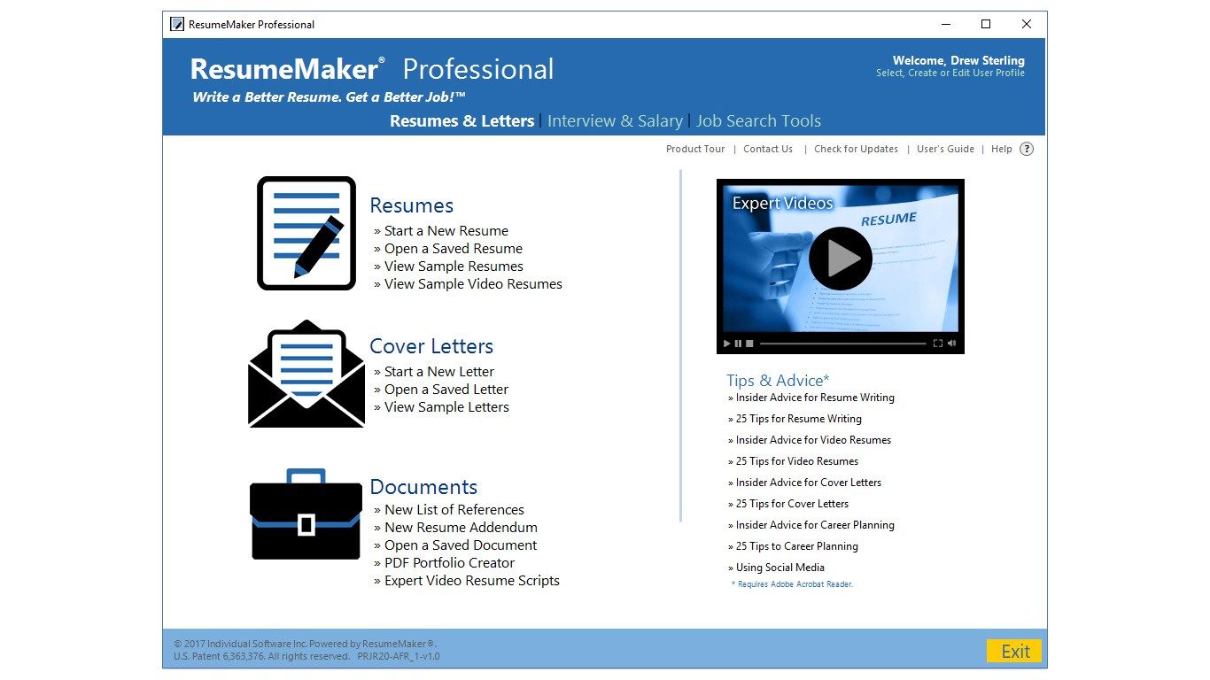 ResumeMaker provides everything you need to create a professional resume.