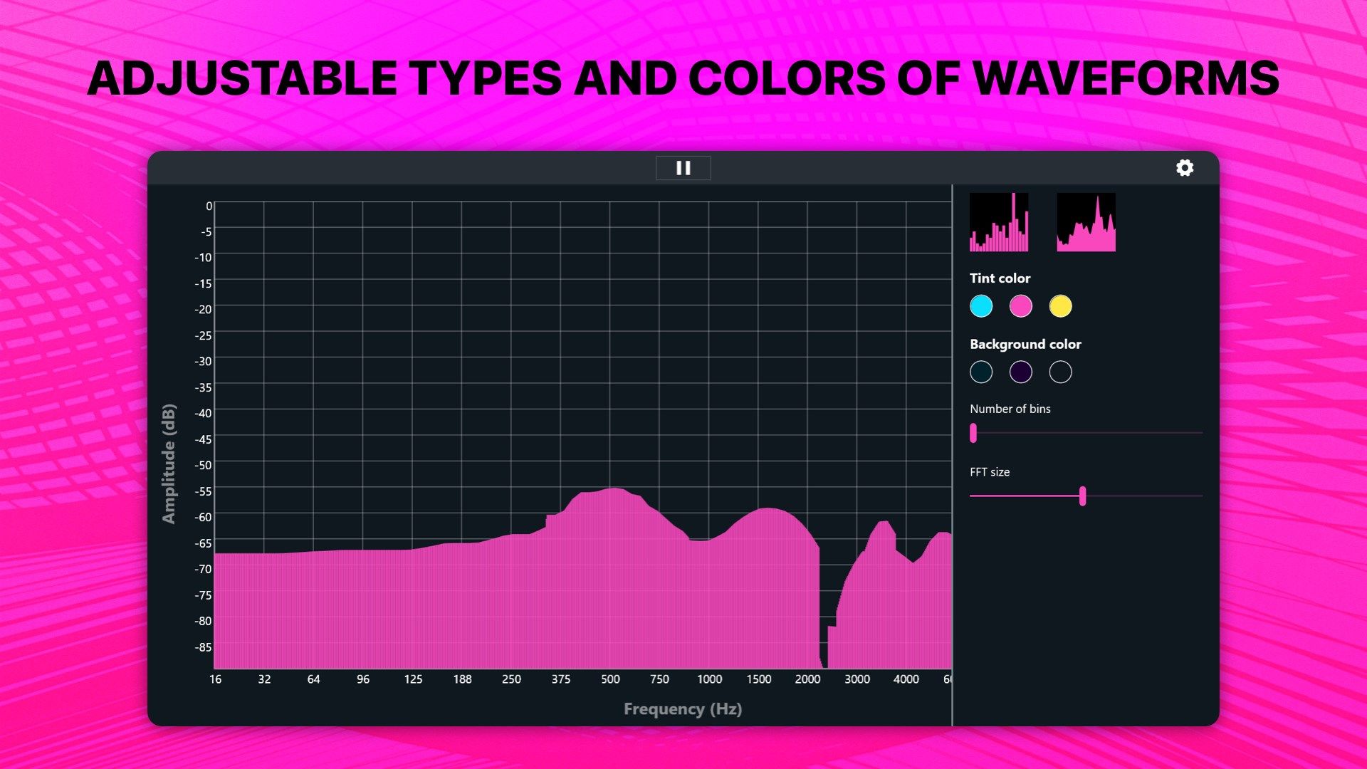 Spectrum Analyzer - Sound Frequency Range