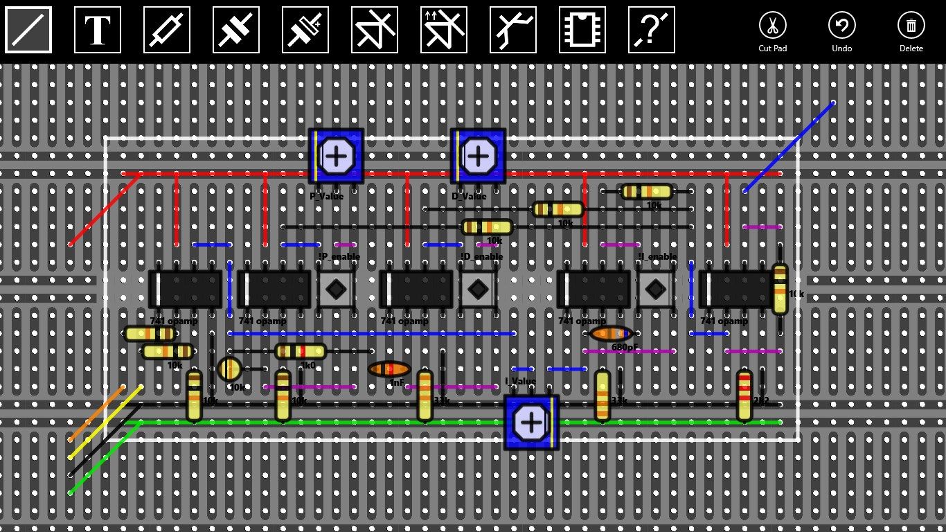 Designing and archiving breadboard layouts is easy with DrawingBoard Pro