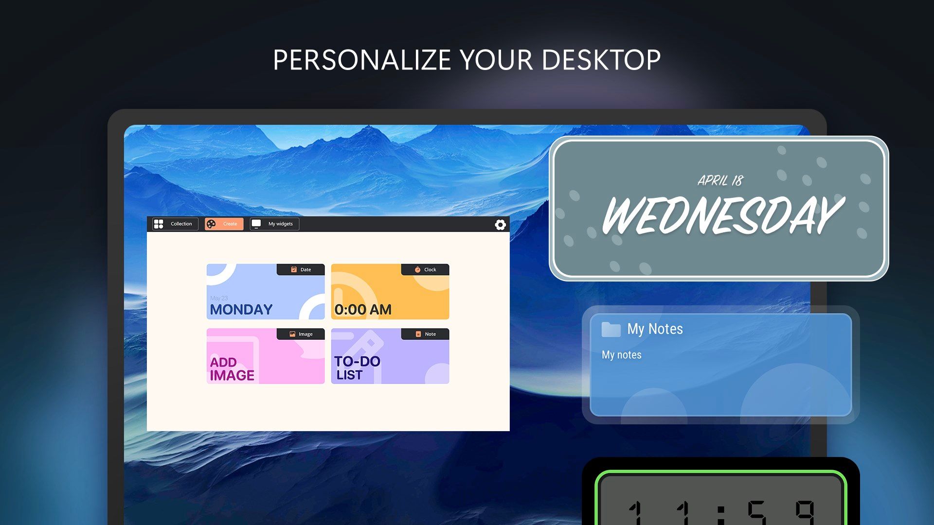 Windows Desktop Widgets - Personal Arranger