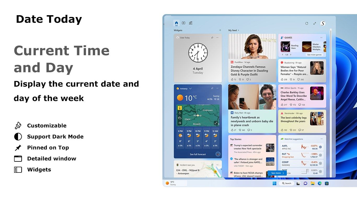 Date Today for Windows 11