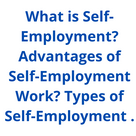 What is Self-Employment? Advantages of Self-Employment Work? Types of Self-Employment