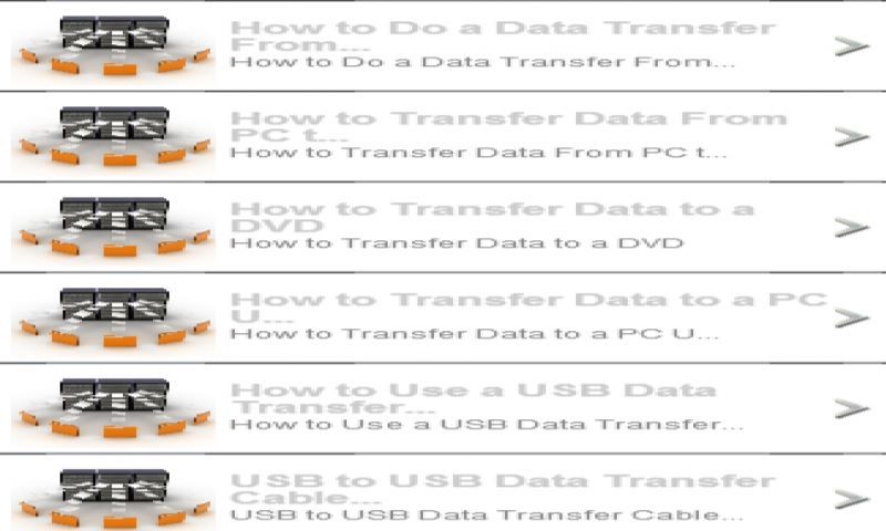 software data transfer