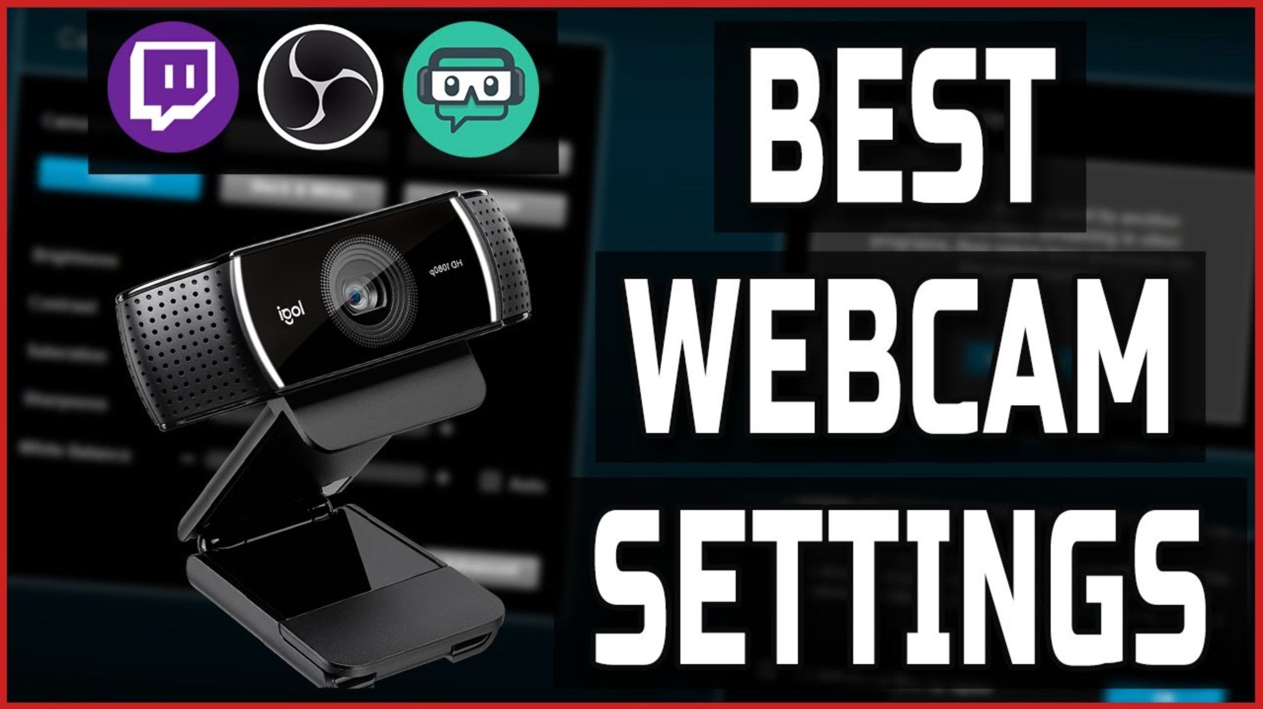Webcam Settings Tool